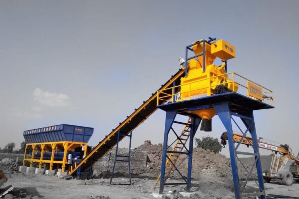 Batching twin shaft